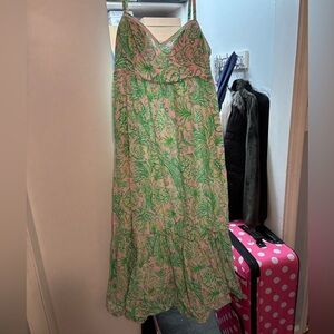 Lilly pulitzer cotton midi dress